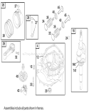 Page D Diagram and Parts List for 20651 9900001-9999999 - 1999 Toro Lawn Mower