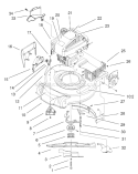 Part Location Diagram of 104-7609 Toro Retainer-Blade, Ce