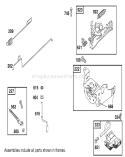 Page E Diagram and Parts List for 20652 210000435-210999999 - 2001 Toro Lawn Mower