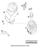 Page H Diagram and Parts List for 20652 210000435-210999999 - 2001 Toro Lawn Mower