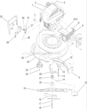 Part Location Diagram of 107-3748 Toro Decal-Recoil