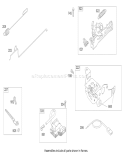 Governor Assembly Diagram and Parts List for 20655 270000001-270999999 - 2007 Toro Lawn Mower