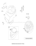 Part Location Diagram of 697457 Briggs and Stratton Label-Emission