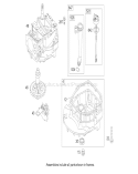 Crankcase Assembly Diagram and Parts List for 20655 270000001-270999999 - 2007 Toro Lawn Mower