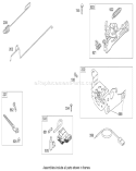 Governor Assembly Diagram and Parts List for 20655 280000001-280999999 - 2008 Toro Lawn Mower