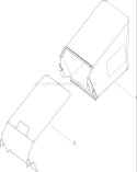 Grass Bag Assembly Diagram and Parts List for 20656 240000001-240999999 - 2004 Toro Lawn Mower