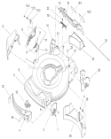 Housing Assembly Diagram and Parts List for 20656 240000001-240999999 - 2004 Toro Lawn Mower