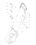 Electrical Assembly Diagram and Parts List for 20656 240000001-240999999 - 2004 Toro Lawn Mower