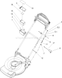 Electric Start Assembly Diagram and Parts List for 20656 250000001-250999999 - 2005 Toro Lawn Mower