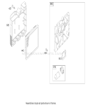 Air Cleaner Assembly Diagram and Parts List for 20655 250000001-250999999 - 2005 Toro Lawn Mower