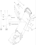 Electric Start Assembly Diagram and Parts List for 20656 270000001-270999999 - 2007 Toro Lawn Mower