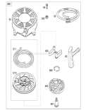 Starter Assembly Diagram and Parts List for 20065 280072442-280999999 - 2008 Toro Lawn Mower