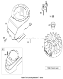 Blower Housing Assembly Diagram and Parts List for 20068 280000001-280999999 - 2008 Toro Lawn Mower
