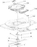 Engine and Blade Assembly Diagram and Parts List for 20656 290000001-290999999 - 2009 Toro Lawn Mower