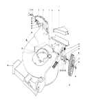 Housing Assembly Diagram and Parts List for 20517 7000001-7999999 - 1977 Toro Lawn Mower