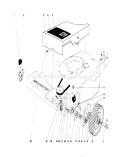 Front Wheel and Pivot Arm Assembly Diagram and Parts List for 20517 7000001-7999999 - 1977 Toro Lawn Mower