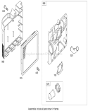 Air Cleaner Assembly Diagram and Parts List for 20065 280072442-280999999 - 2008 Toro Lawn Mower