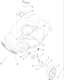 Front Axle Assembly Diagram and Parts List for 20656 290000001-290999999 - 2009 Toro Lawn Mower