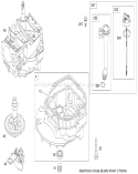 Crankcase Assembly Diagram and Parts List for 20066 280000001-280999999 - 2008 Toro Lawn Mower