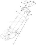 Electrical Assembly Diagram and Parts List for 20658 290000001-290999999 - 2009 Toro Lawn Mower