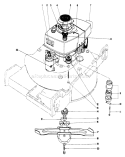 Page D Diagram and Parts List for 20660 4000001-4999999 - 1974 Toro Lawn Mower