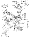Page E Diagram and Parts List for 20660 4000001-4999999 - 1974 Toro Lawn Mower