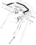Traction Control Assembly Diagram and Parts List for 20661 3000001-3999999 - 1983 Toro Lawn Mower
