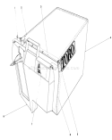 Grass Bag Assembly Diagram and Parts List for 20661 3000001-3999999 - 1983 Toro Lawn Mower