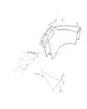 Side Discharge Chute Model Diagram and Parts List for 20666 0000001-0999999 - 1990 Toro Lawn Mower