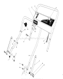 Handle Assembly Diagram and Parts List for 20667 0000001-0999999 - 1990 Toro Lawn Mower