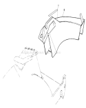 Side Discharge Chute Diagram and Parts List for 20668 0000001-0999999 - 1990 Toro Lawn Mower