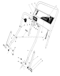 Handle Assembly Diagram and Parts List for 20668 0000001-0999999 - 1990 Toro Lawn Mower