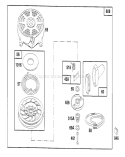 Page F Diagram and Parts List for 20668 1000001-1999999 - 1991 Toro Lawn Mower