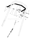 Part Location Diagram of 46-6220 Toro Control Lever