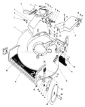 Housing Assembly Diagram and Parts List for 20672 3000001-3999999 - 1983 Toro Lawn Mower
