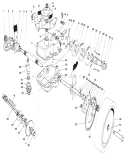 Gear Case Assembly Diagram and Parts List for 20672 4000001-4999999 - 1984 Toro Lawn Mower