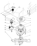 Blade Brake Clutch Assembly Diagram and Parts List for 20672 5000001-5999999 - 1985 Toro Lawn Mower