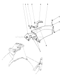 Side Discharge Chute Diagram and Parts List for 20672 5000001-5999999 - 1985 Toro Lawn Mower