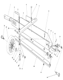 Dethatcher Kit Diagram and Parts List for 20672 5000001-5999999 - 1985 Toro Lawn Mower