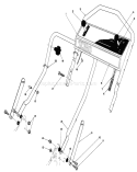 Handel Assembly Diagram and Parts List for 20672 5000001-5999999 - 1985 Toro Lawn Mower