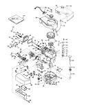Page C Diagram and Parts List for 20673 6000001-6999999 - 1976 Toro Lawn Mower