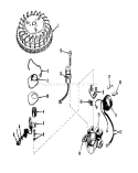 Magneto Diagram and Parts List for 20673 6000001-6999999 - 1976 Toro Lawn Mower