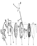 Rewind Starter Diagram and Parts List for 20562 7000001-7999999 - 1977 Toro Lawn Mower