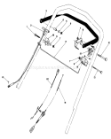 Traction Control Assembly Diagram and Parts List for 20674 3000001-3999999 - 1983 Toro Lawn Mower