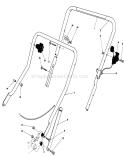 Handle Assembly Diagram and Parts List for 20675 4000001-4999999 - 1984 Toro Lawn Mower