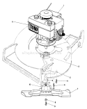 Engine Assembly Diagram and Parts List for 20675 6000001-6999999 - 1986 Toro Lawn Mower
