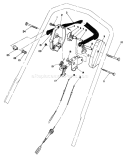 Traction Control Assembly Diagram and Parts List for 20676 4000001-4999999 - 1984 Toro Lawn Mower