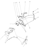 Side Discharge Chute Diagram and Parts List for 20676 5000001-5999999 - 1985 Toro Lawn Mower