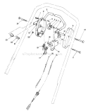 Traction Control Assembly Diagram and Parts List for 20676 5000001-5999999 - 1985 Toro Lawn Mower