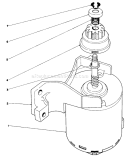Starter Assembly Diagram and Parts List for 20677 0000001-0002101 - 1990 Toro Lawn Mower